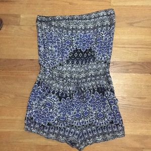 Angie strapless romper